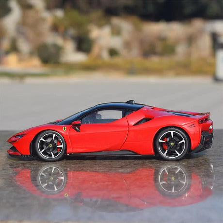 [Bburago] 1:24 Ferrari 2019 SF90 Stradale rood modelauto Die-Cast
