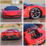 [Bburago] 1:24 Ferrari 2019 SF90 Stradale Red Model Car Die-Cast