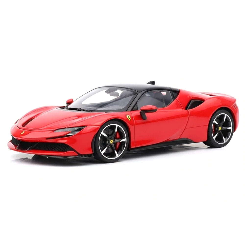 [Bburago] 1:24 Ferrari 2019 SF90 Stradale rosso modellino di auto Die-Cast