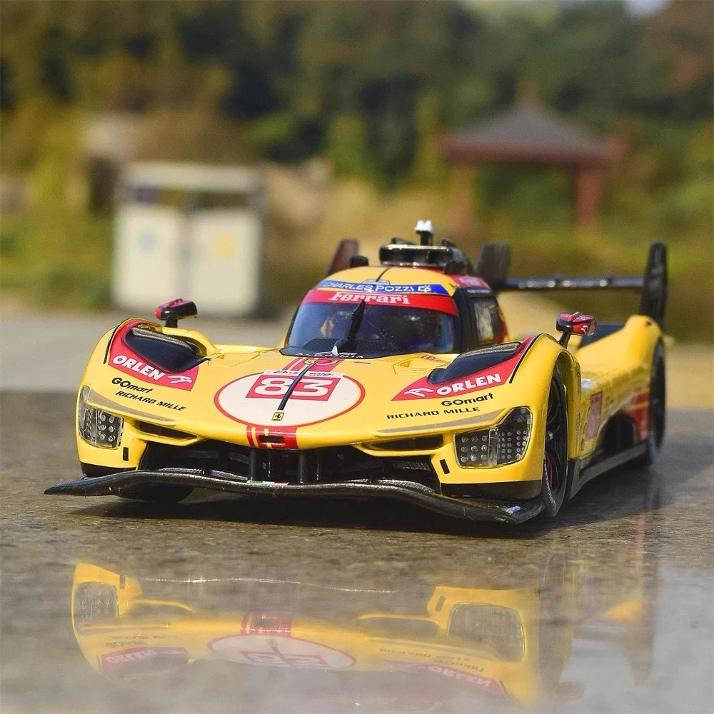 [Bburago] 1:25 Ferrari 2023 499P #83 Le Mans 24H Model Car Die-Cast
