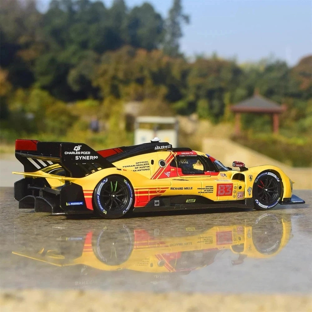 [Bburago] 1:25 Ferrari 2023 499P #83 Le Mans 24H Model Car Die-Cast