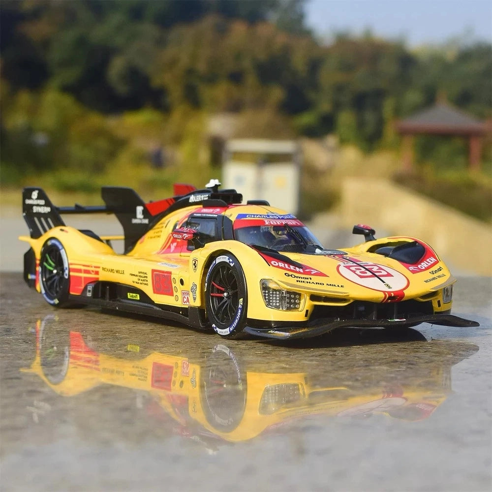 [Bburago] 1:25 Ferrari 2023 499P #83 Le Mans 24H Model Car Die-Cast