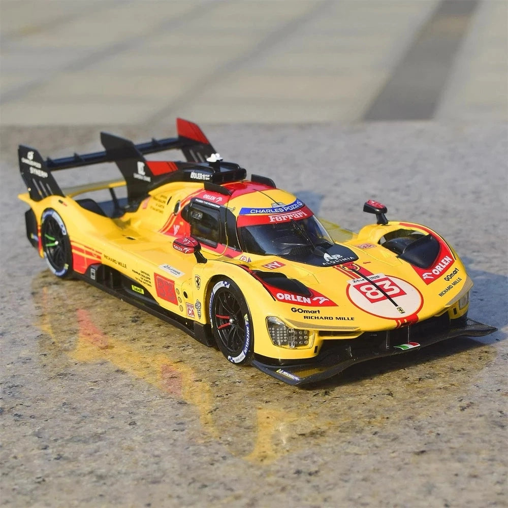 [Bburago] 1:25 Ferrari 2023 499P #83 Le Mans 24H Model Car Die-Cast