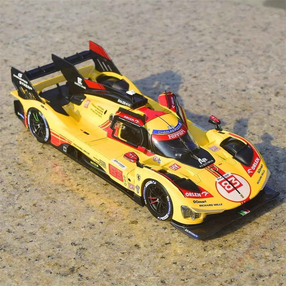 [Bburago] 1:25 Ferrari 2023 499P #83 Le Mans 24H Model Car Die-Cast
