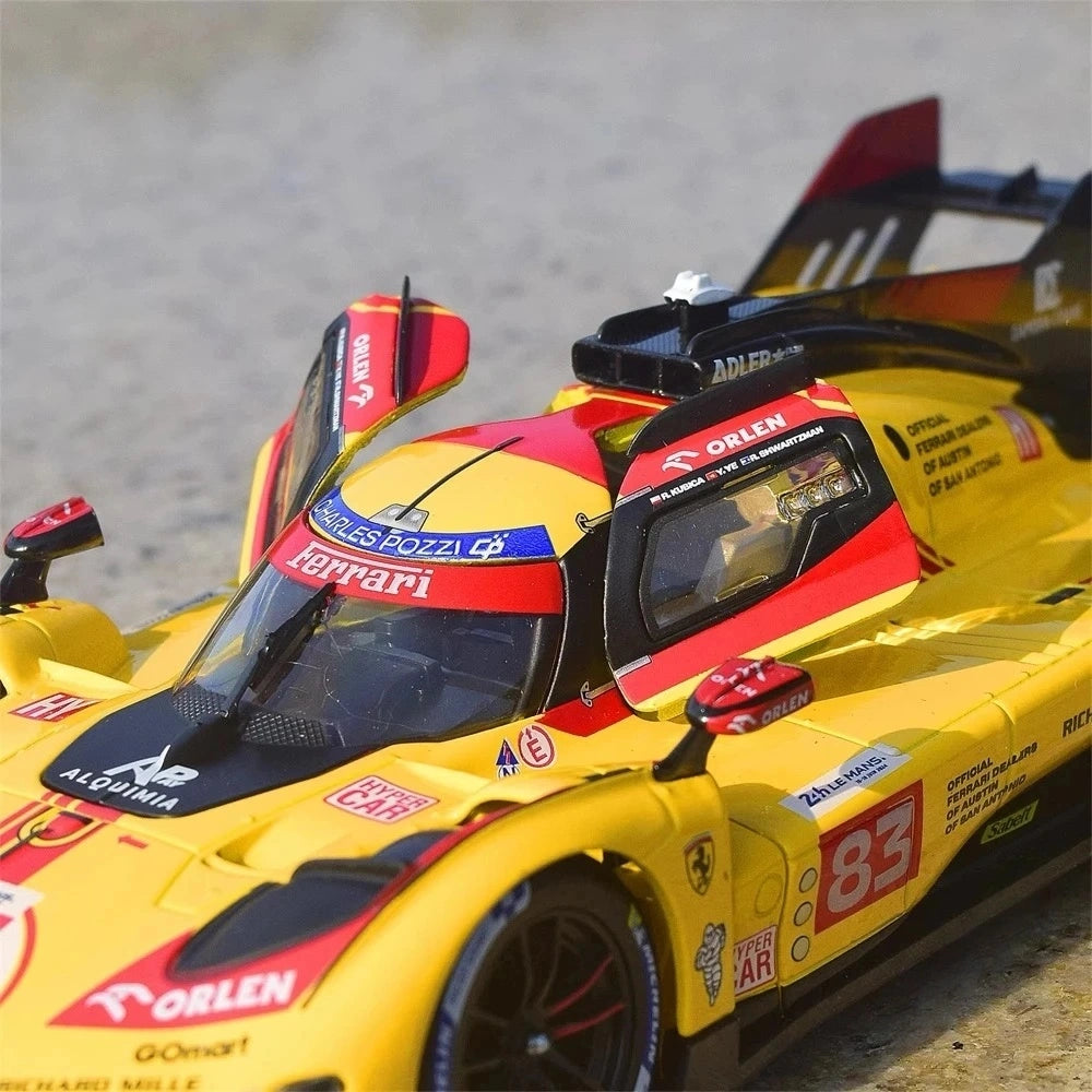 [Bburago] 1:25 Ferrari 2023 499P #83 Le Mans 24H Model Car Die-Cast
