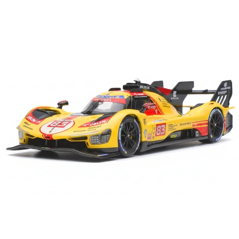 [Bburago] 1:25 Ferrari 2023 499P #83 Le Mans 24H Model Car Die-Cast