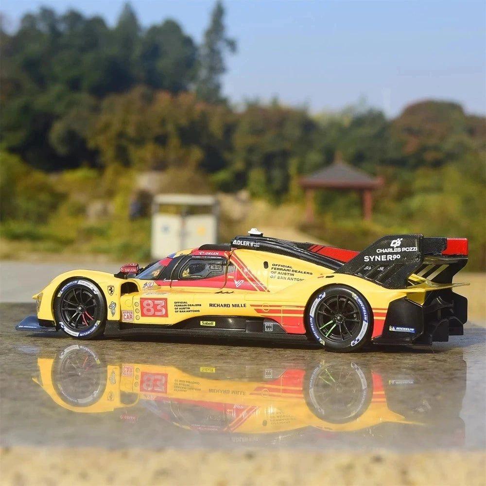 [Bburago] 1:25 Ferrari 2023 499P #83 Le Mans 24H Model Car Die-Cast