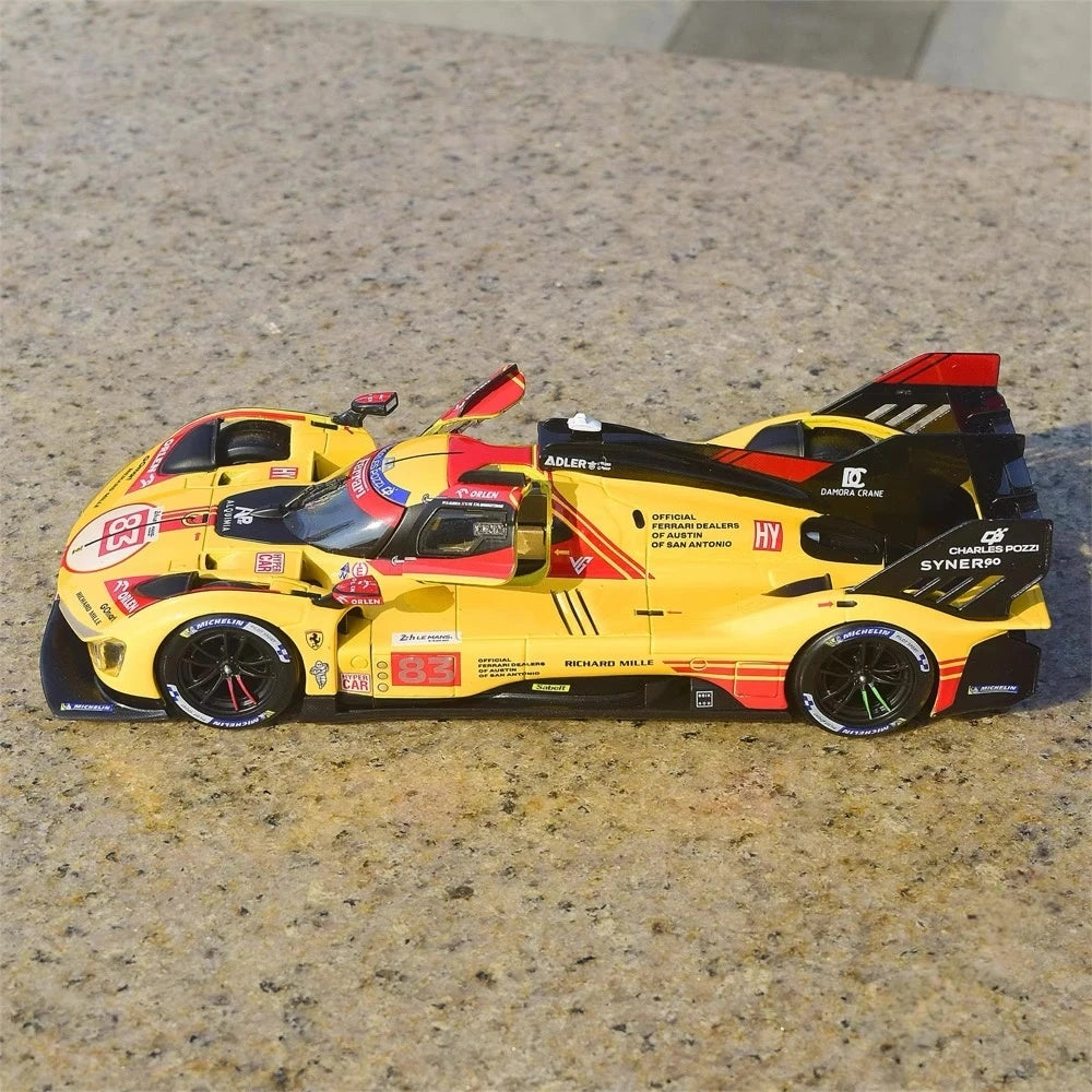 [Bburago] 1:25 Ferrari 2023 499P #83 Le Mans 24H Model Car Die-Cast