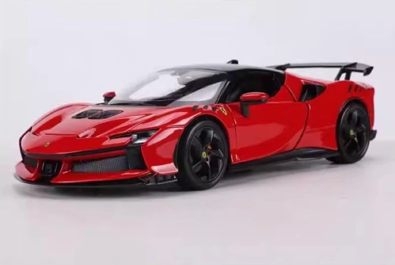 [Bburago] 1:25 Ferrari 2023 SF90 XX Stradale Red Model Car Die-Cast