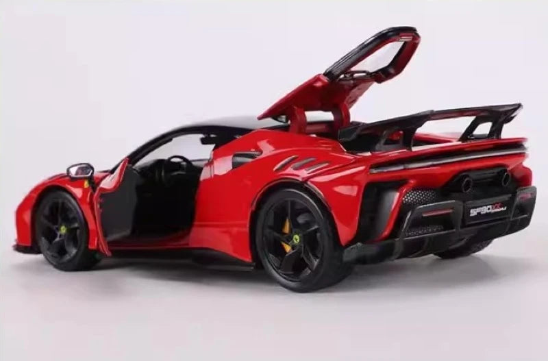 [Bburago] 1:25 Ferrari 2023 SF90 XX Stradale Red Model Car Die-Cast