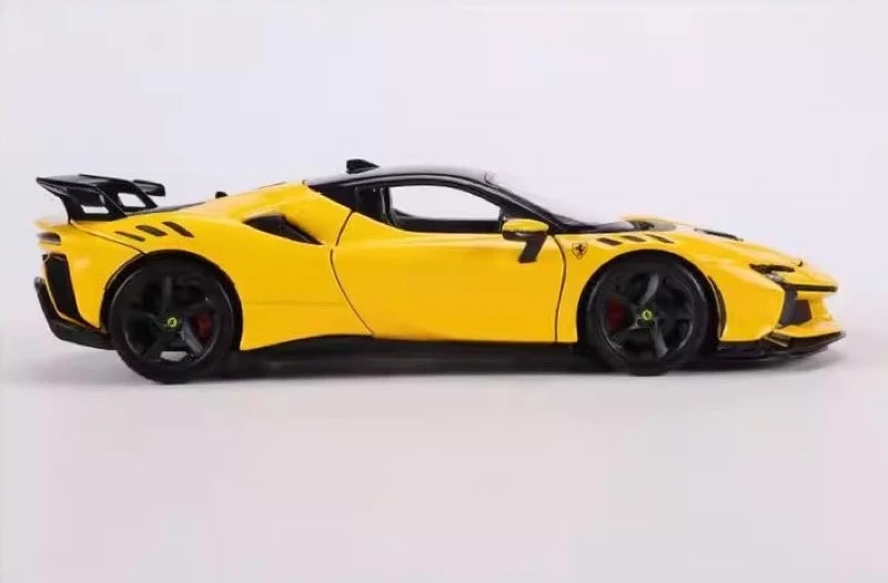 [Bburago] 1:25 Ferrari 2023 SF90 XX Stradale Yellow Model Car Die-Cast