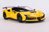 [Bburago] 1:25 Ferrari 2023 SF90 XX Stradale Yellow Model Car Die-Cast