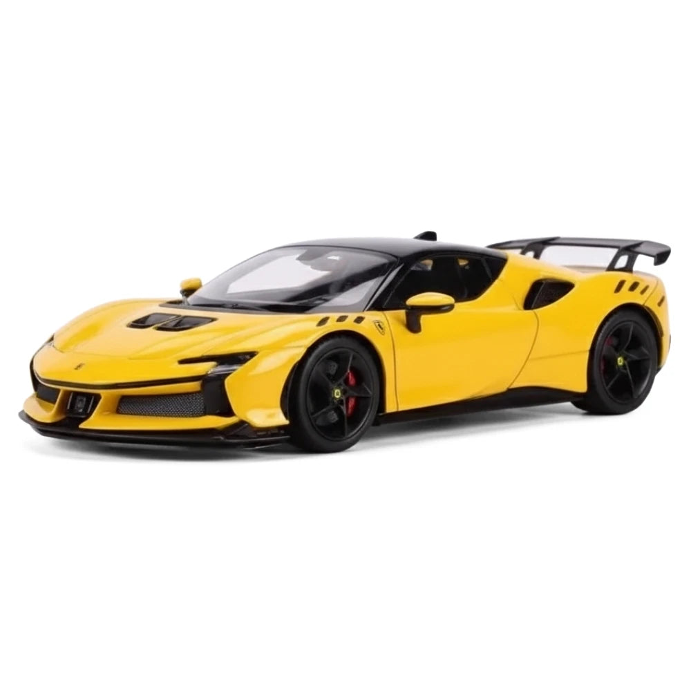 [Bburago] 1:25 Ferrari 2023 SF90 XX Stradale Yellow Model Car Die-Cast