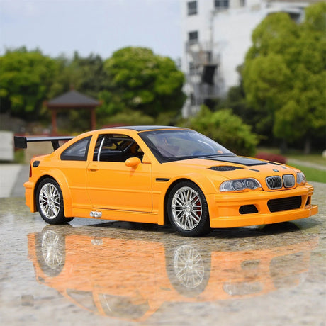 BMW 2001 M3 GTR E46 برتقالي 1:24 – نموذج عرض معدني مصبوب