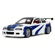 BMW 2001 M3 GTR E46 الأبيض 1:24 – مجسم سيارة معدني للعرض