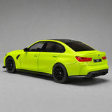 BMW 2021 M3 G80 Cyan 1:24 – diecast displaymodel