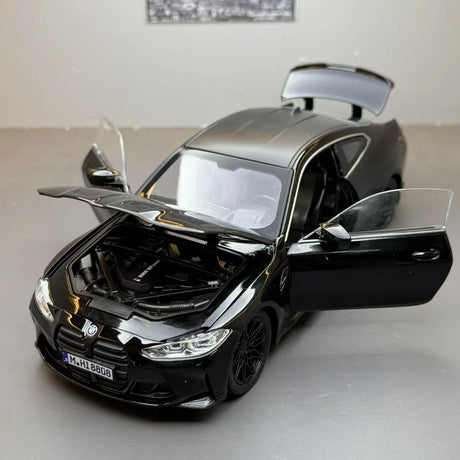 BMW 2021 M4 G82 zwart 1:24 – diecast displaymodel