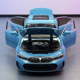 BMW 2022 325Li G28 LCI blauw 1:24 – diecast displaymodel