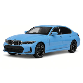 BMW 2022 325Li G28 LCI blauw 1:24 – diecast displaymodel