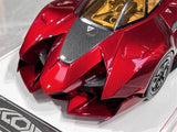 [CE] 1:18 Lamborghini 2013 Egoista Stripe glanzend rood modelauto Hars
