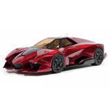 [CE] 1:18 Lamborghini 2013 Egoista Stripe glanzend rood modelauto Hars