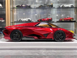 [CE] 1:18 Lamborghini 2013 Egoista Stripe glanzend rood modelauto Hars