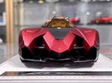 [CE] 1:18 Lamborghini 2013 Egoista Stripe mat rood modelauto Hars