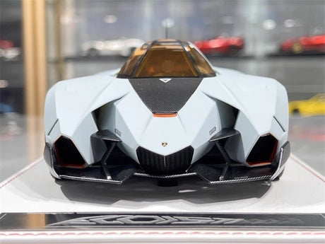 [CE] 1:18 Lamborghini 2013 Egoista Stripe White Model Car Resin