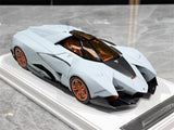 [CE] 1:18 Lamborghini 2013 Egoista Stripe White Model Car Resin