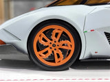 [CE] 1:18 Lamborghini 2013 Egoista Stripe White Model Car Resin