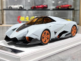 [CE] 1:18 Lamborghini 2013 Egoista Stripe White Model Car Resin