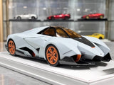 [CE] 1:18 Lamborghini 2013 Egoista Stripe White Model Car Resin