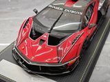 [CE] 1:18 Lamborghini 2020 Essenza SCV12 Red Model Car Resin