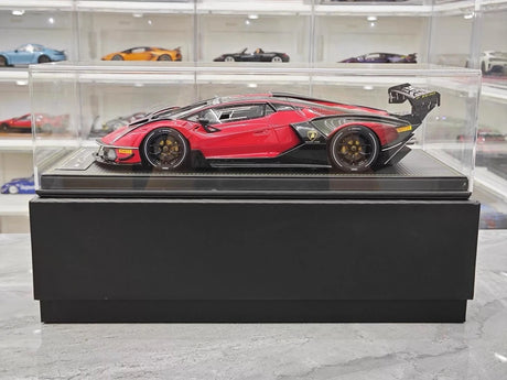 [CE] 1:18 Lamborghini 2020 Essenza SCV12 Red Model Car Resin