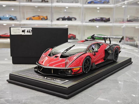 [CE] 1:18 Lamborghini 2020 Essenza SCV12 Red Model Car Resin