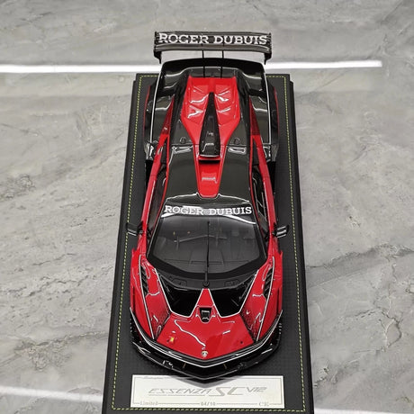 [CE] 1:18 Lamborghini 2020 Essenza SCV12 Red Model Car Resin
