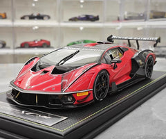 [CE] 1:18 Lamborghini 2020 Essenza SCV12 Red Model Car Resin