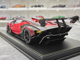 [CE] 1:18 Lamborghini 2020 Essenza SCV12 Red Model Car Resin
