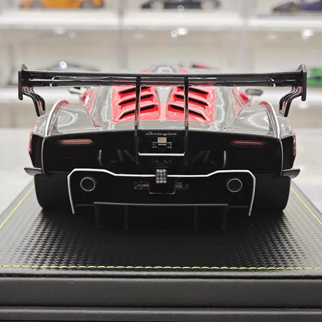 [CE] 1:18 Lamborghini 2020 Essenza SCV12 Red Model Car Resin