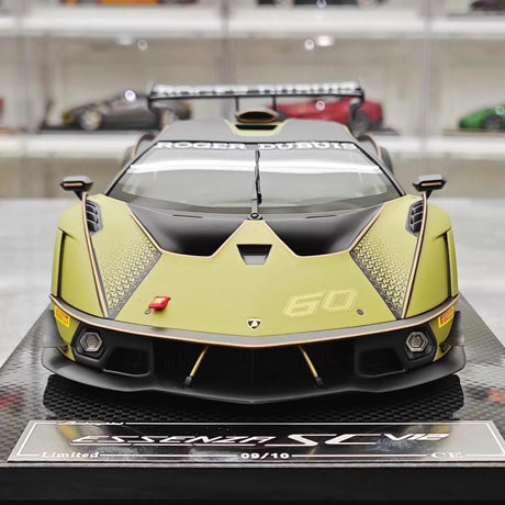 [CE] 1:18 Lamborghini 2020 Essenza SCV12 Green Model Car Resin