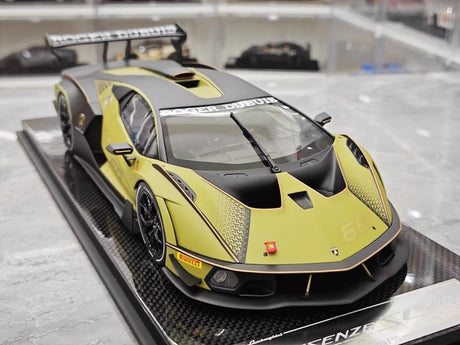 [CE] 1:18 Lamborghini 2020 Essenza SCV12 Green Model Car Resin