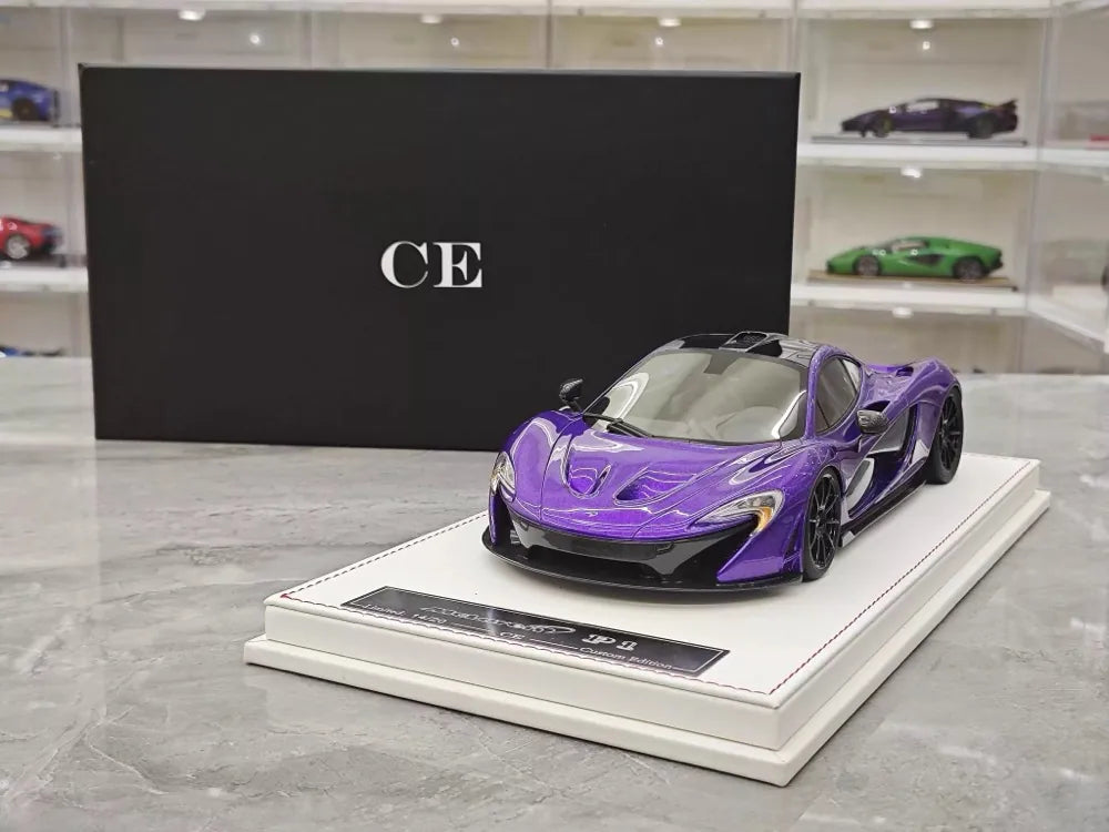 [CE] 1:18 McLaren 2013 P1 Purple Model Car Resin