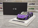 [CE] 1:18 McLaren 2013 P1 lila modellbil resin