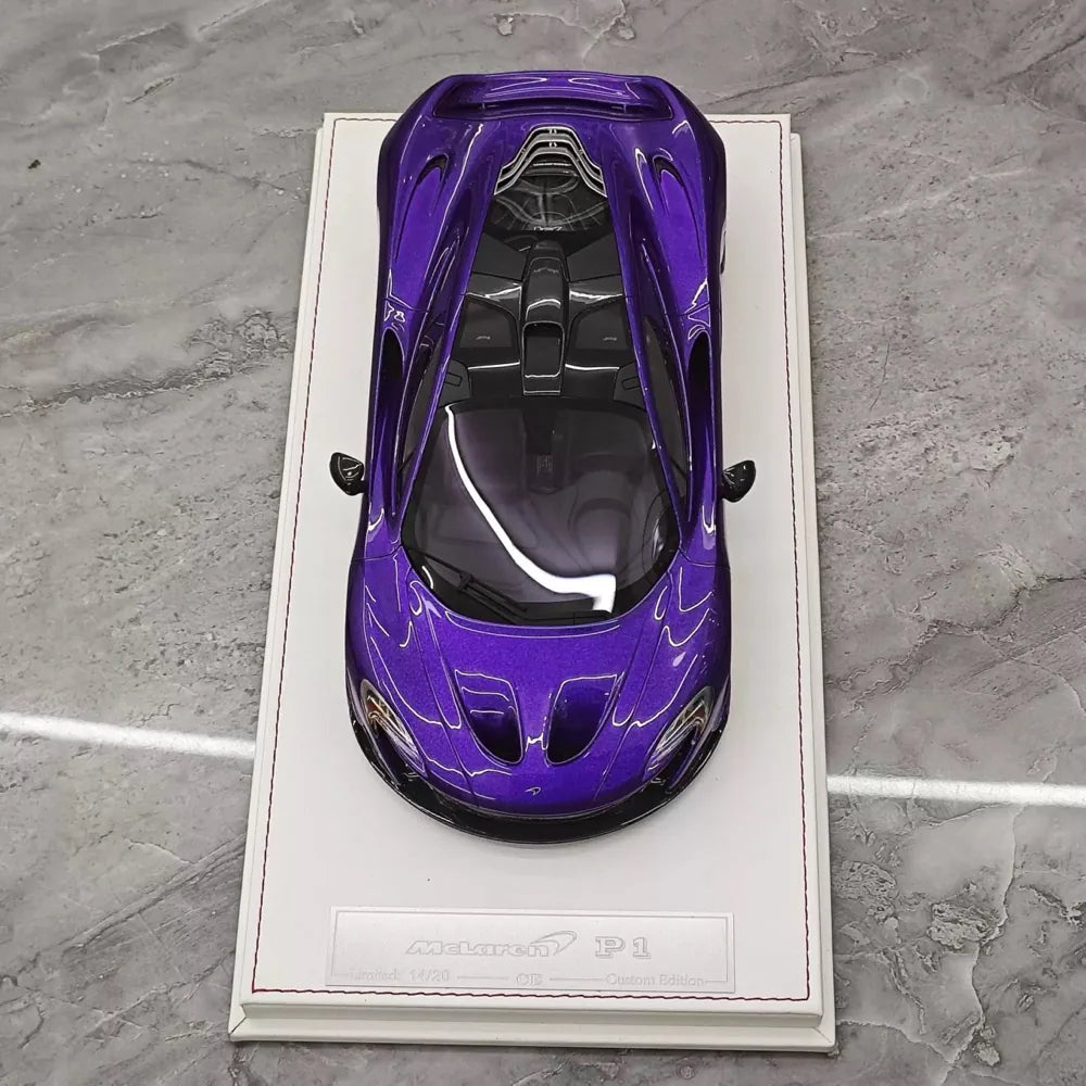 [CE] 1:18 McLaren 2013 P1 Purple Model Car Resin