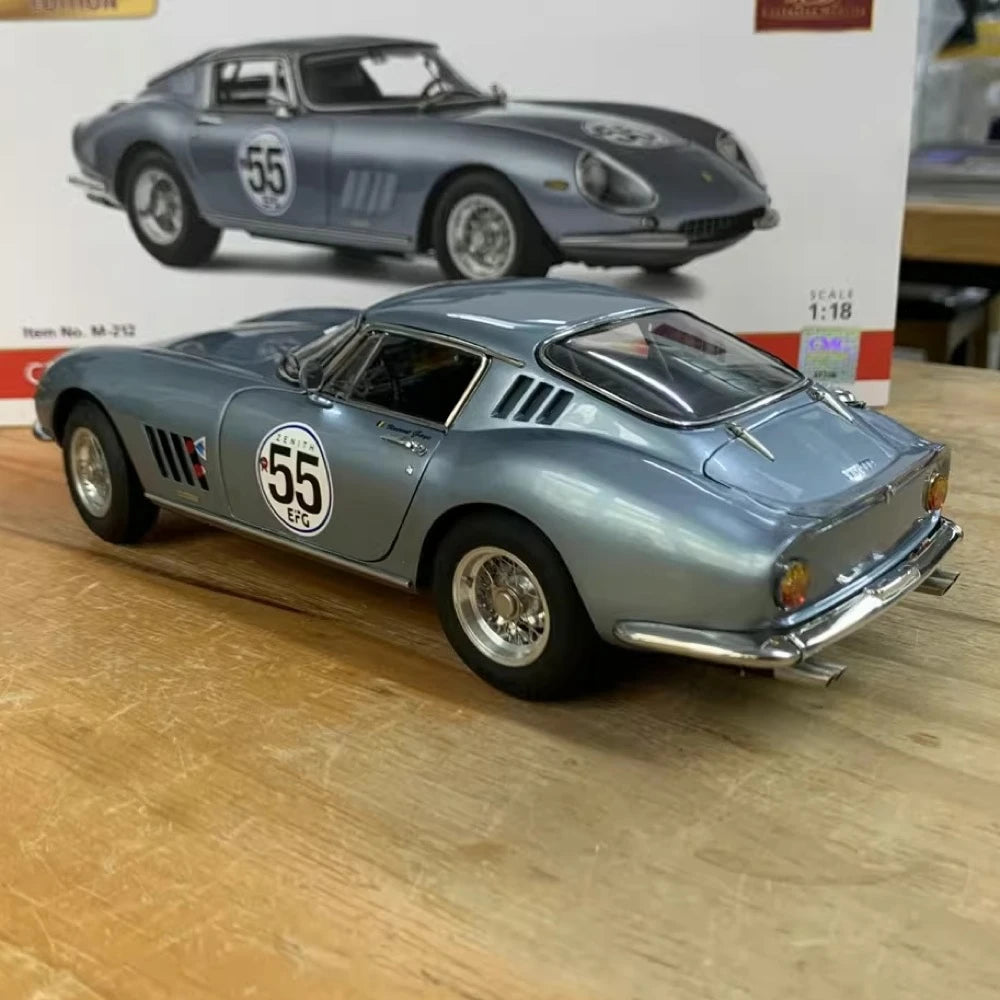 [CMC] 1:18 Ferrari 1965 275 GTB/C Ice bleu voiture miniature Die-Cast