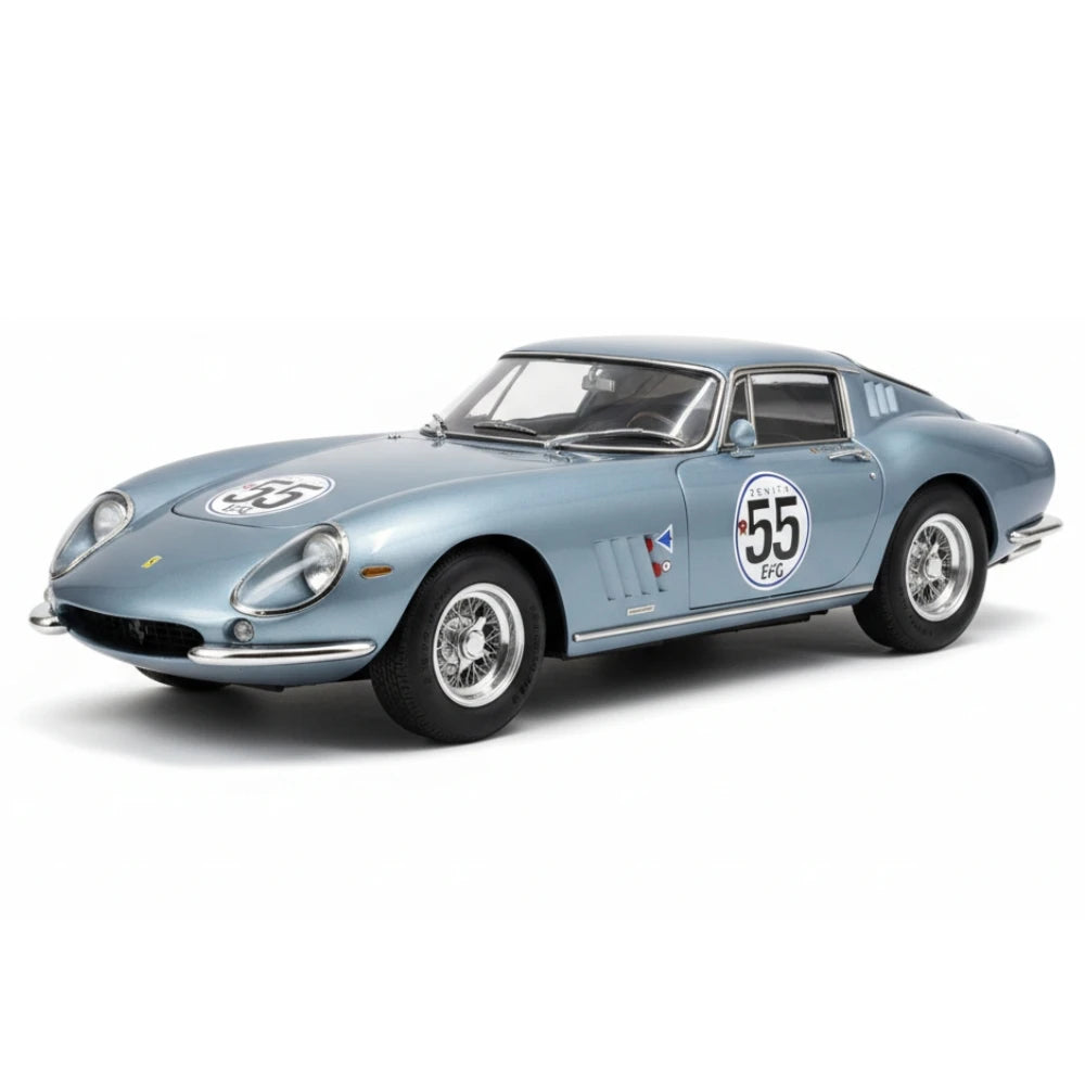 [CMC] 1:18 Ferrari 1965 275 GTB/C Ice bleu voiture miniature Die-Cast