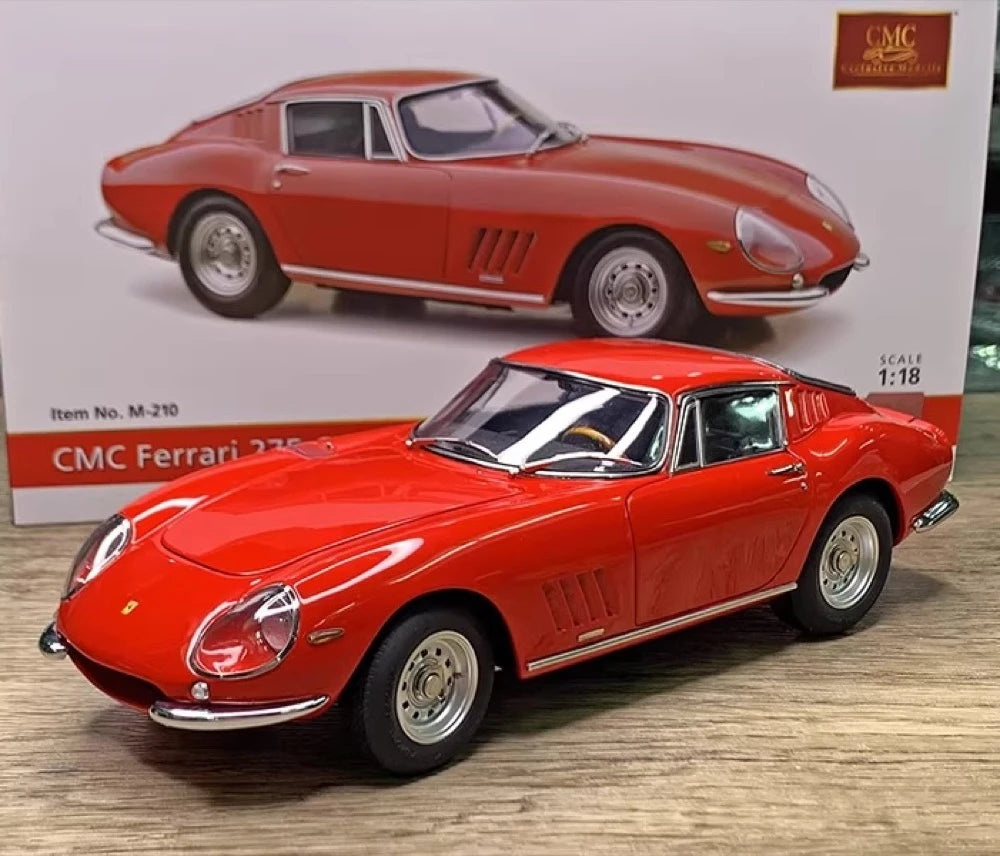 [CMC] 1:18 Ferrari 1965 275 GTB/C Red Model Car Die-Cast