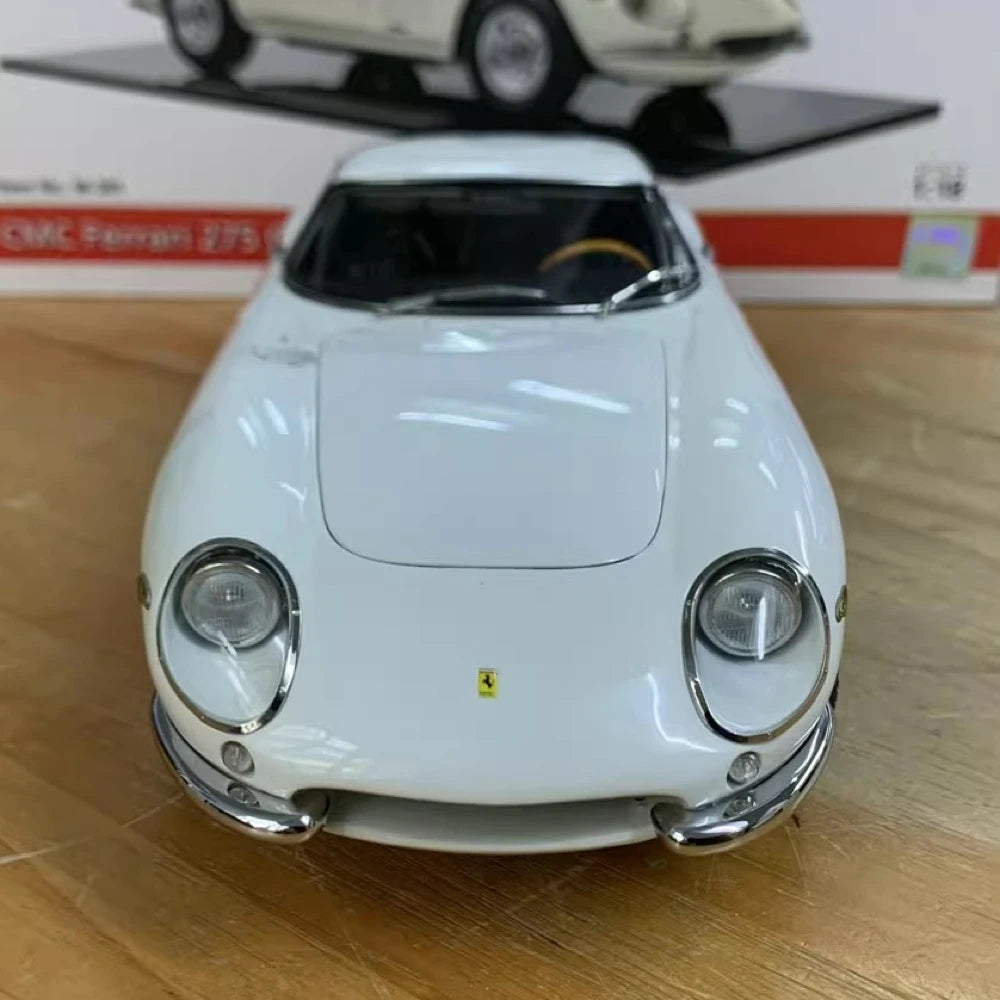 [CMC] 1:18 Ferrari 1965 275 GTB/C White Model Car Die-Cast
