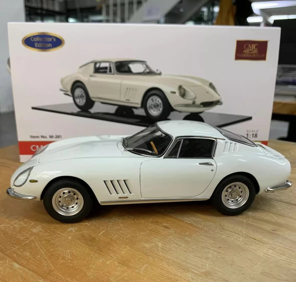 [CMC] 1:18 Ferrari 1965 275 GTB/C bianco modellino di auto Die-Cast