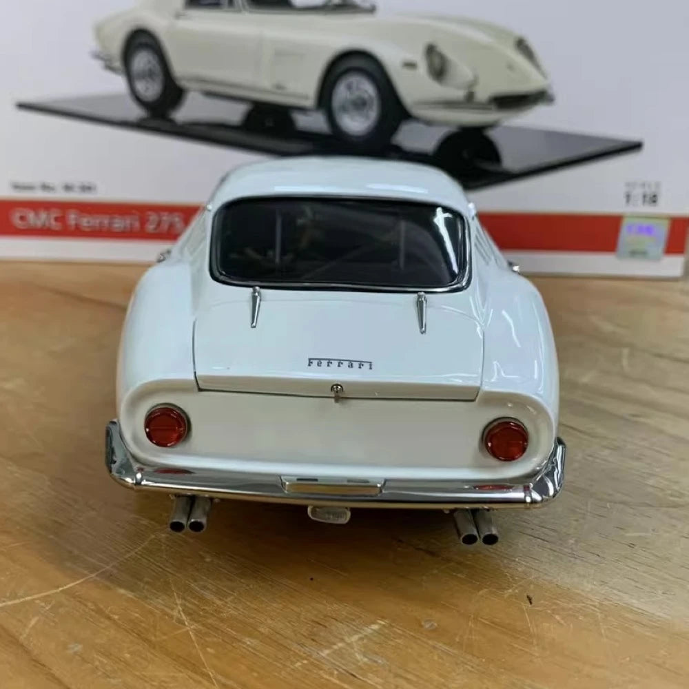 [CMC] 1:18 Ferrari 1965 275 GTB/C bianco modellino di auto Die-Cast